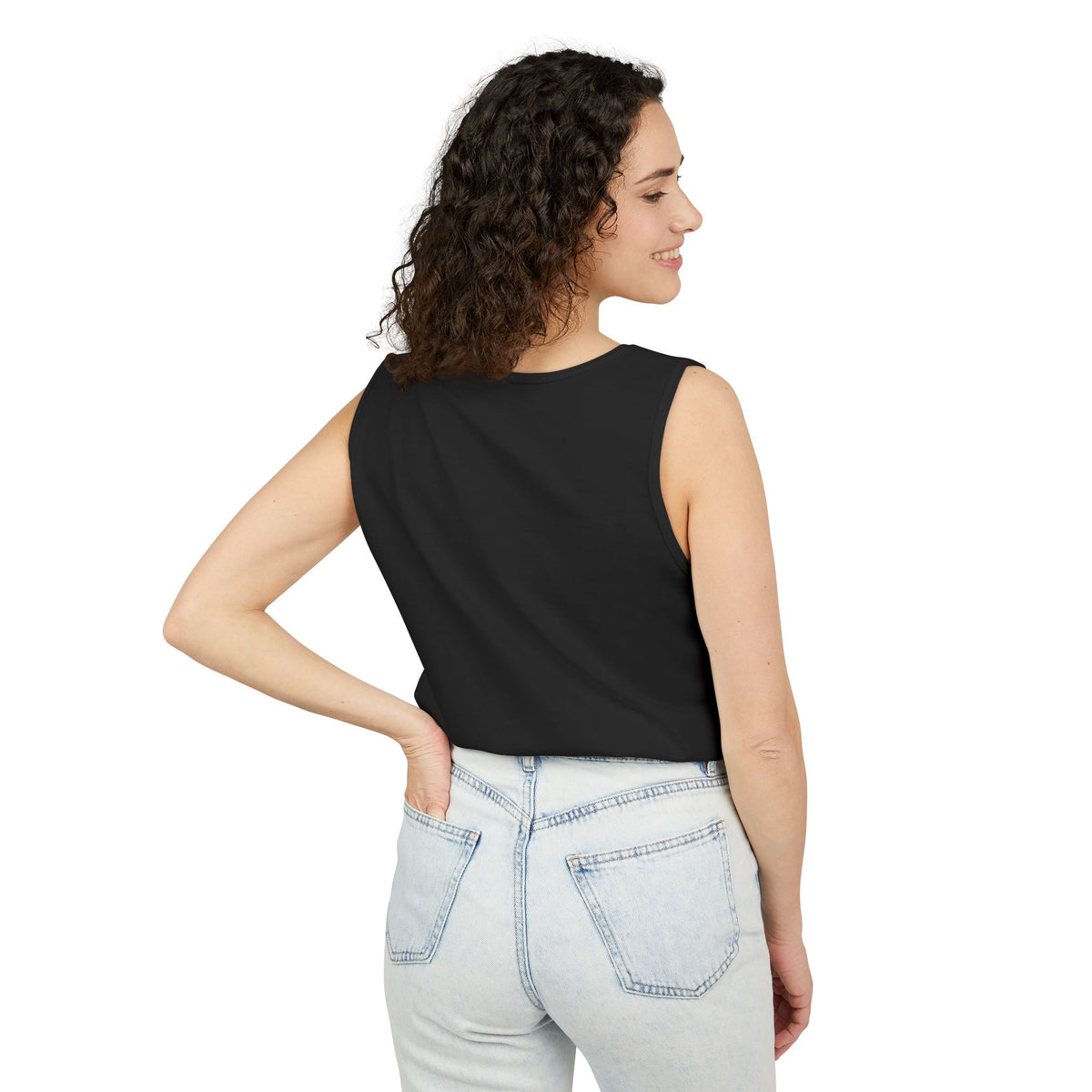 Don't Care Bear Tank Top — 'REXISD3AD' Graphic