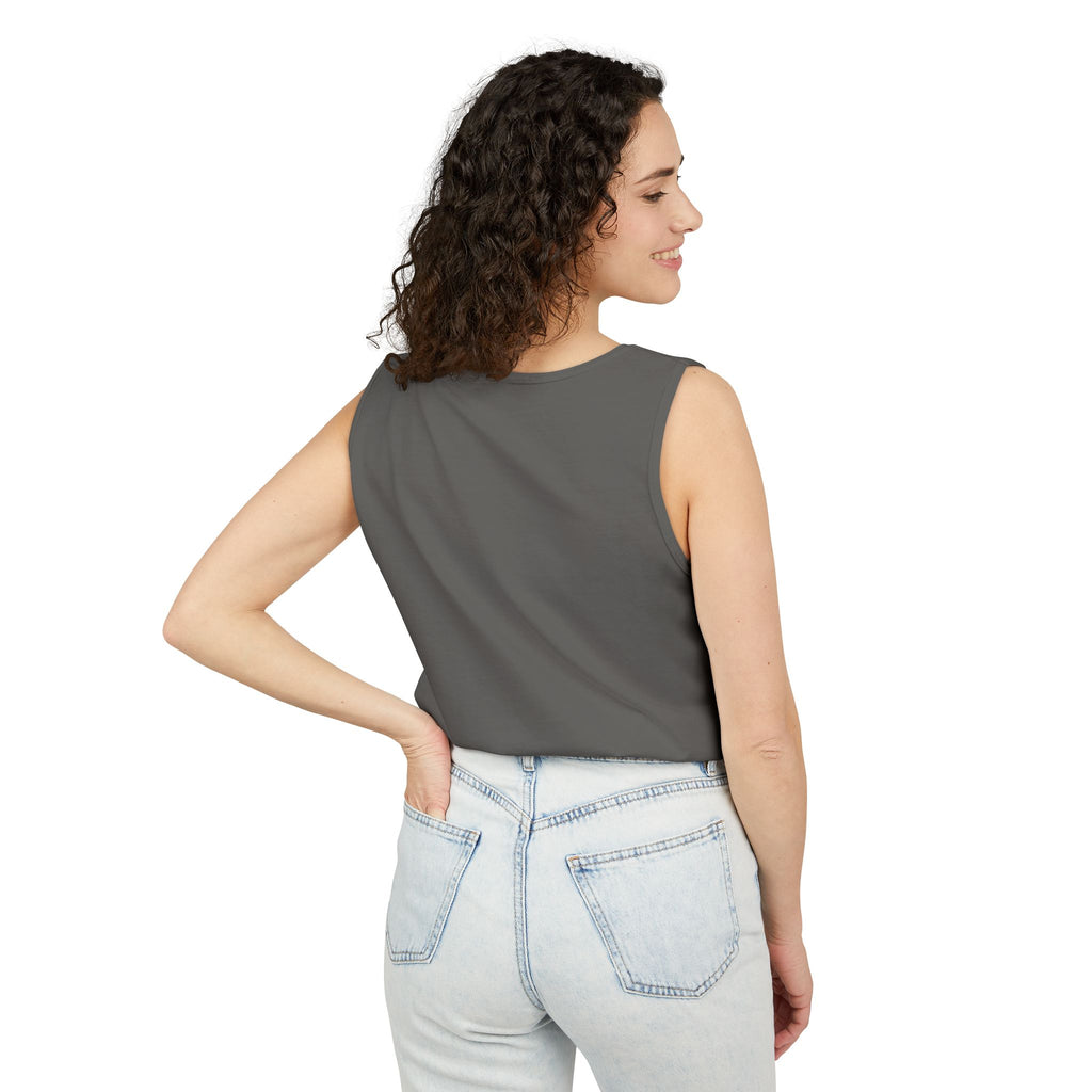 Don't Care Bear Tank Top — 'REXISD3AD' Graphic