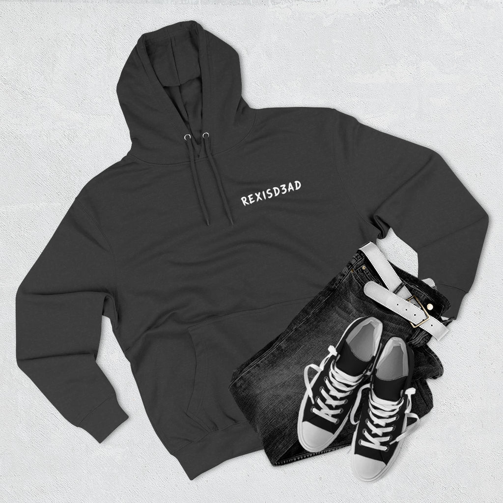 Teddy Bear Hoodie — 'Rexis D3ad' Suit Jacket Graphic Pullover
