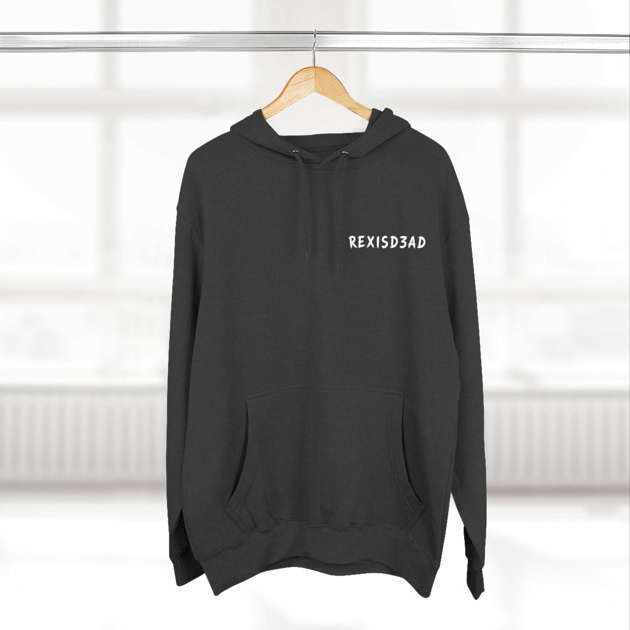 Teddy Bear Hoodie — 'Rexis D3ad' Suit Jacket Graphic Pullover