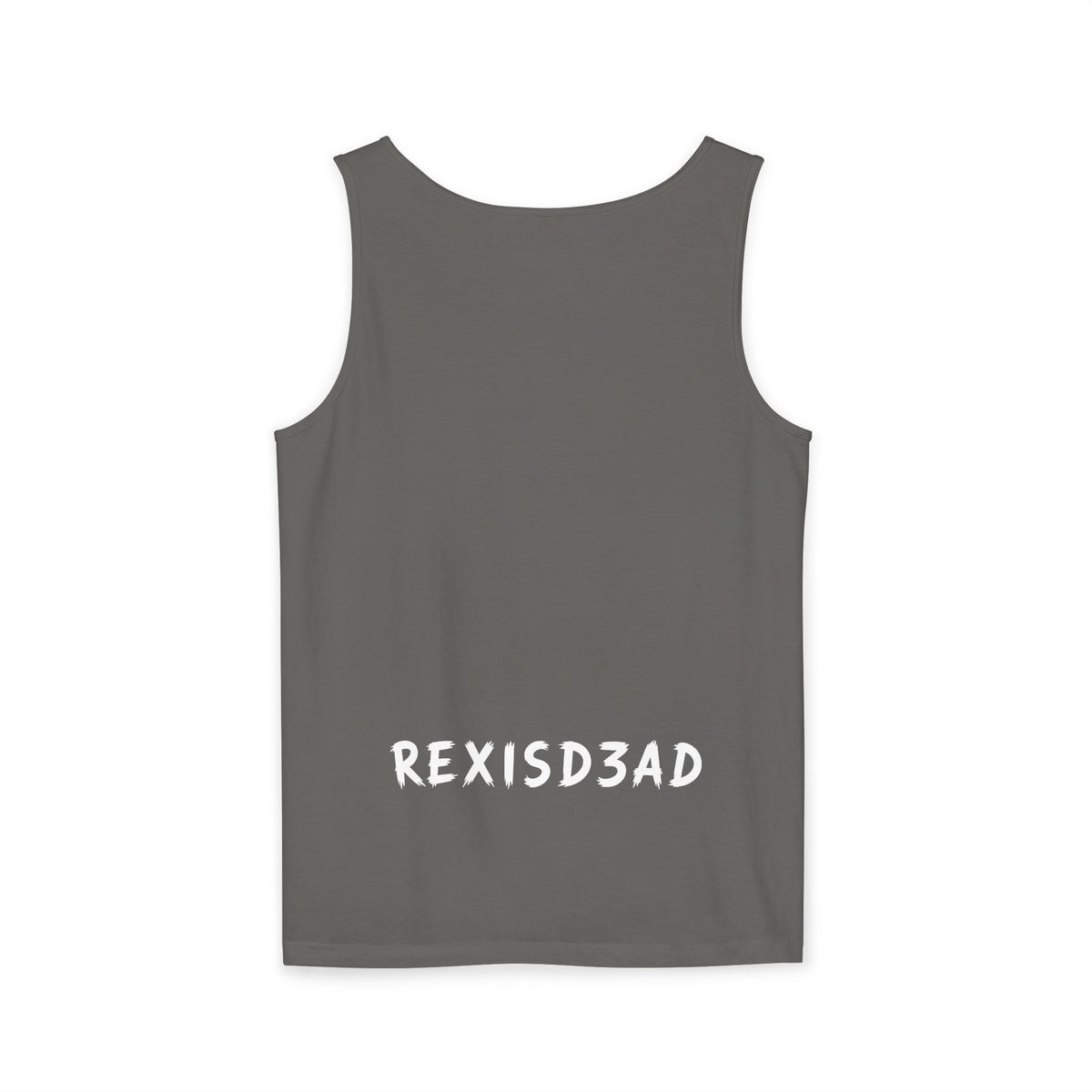 Don't Care Bear Tank Top — 'REXISD3AD' Graphic
